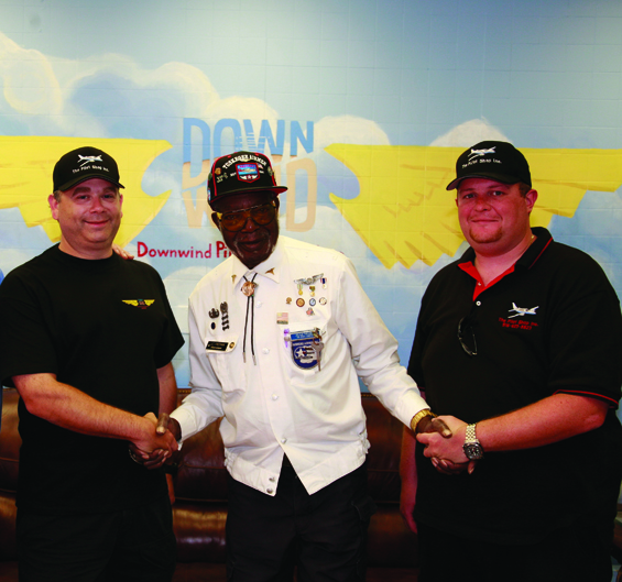 Richard Edelson, Tuskegee Airmen Julius Freeman, Mike Cimino